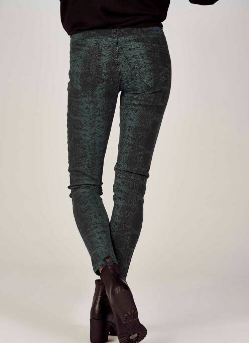 Pantalon slim verde FRANSA femeie