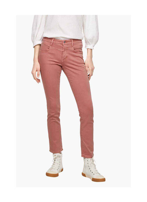 Pantalon slim roz S.OLIVER femeie