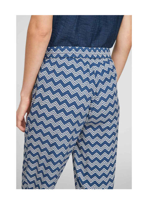 Pantalon evazat albastru S.OLIVER femme