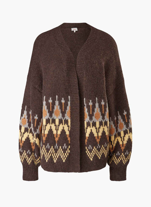 Vestă cu mâneci lungi maro S.OLIVER femme