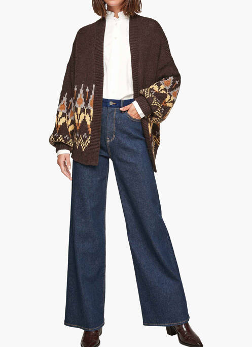 Vestă cu mâneci lungi maro S.OLIVER femme