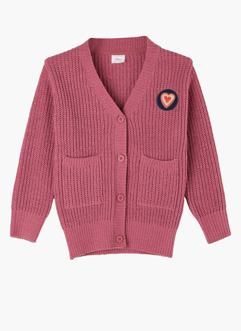 Vestă cu mâneci lungi roz S.OLIVER fată