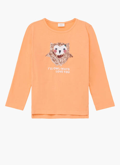 Tricou portocaliu S.OLIVER fată
