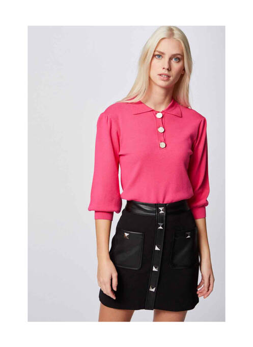 Fustă scurtă negru MORGAN femeie