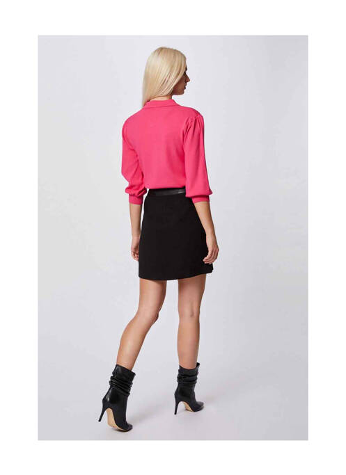 Fustă scurtă negru MORGAN femeie