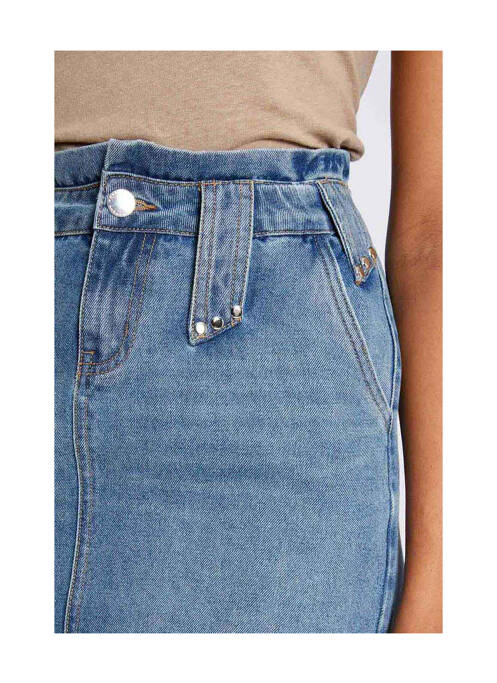 Fustă scurtă albastru MORGAN femeie