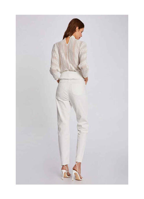 Pantalon slim bej MORGAN femeie