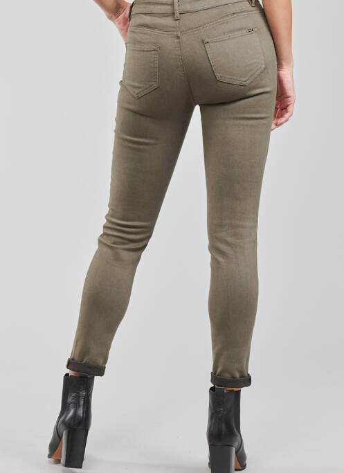 Blugi skinny verde MORGAN femeie