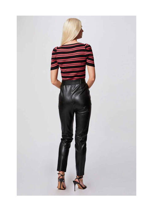 Pantalon slim negru MORGAN femeie