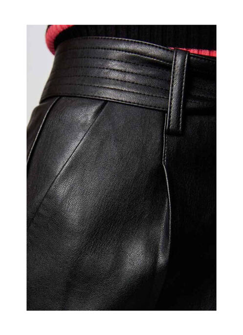 Pantalon slim negru MORGAN femeie