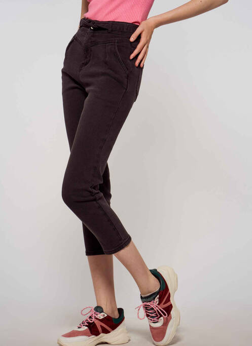 Blugi boyfriend gri MORGAN femeie