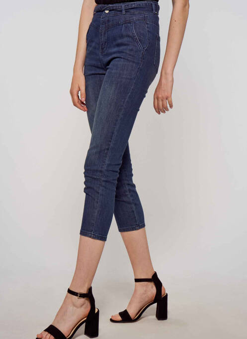 Blugi cu croială slim albastru MORGAN femme