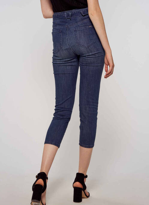 Blugi cu croială slim albastru MORGAN femme