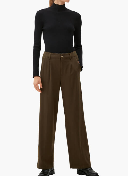 Pantalon larg verde S.OLIVER femeie