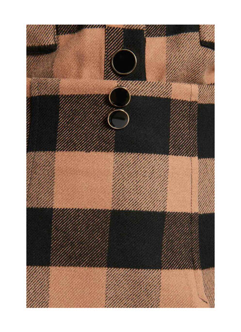 Fustă scurtă maro MORGAN femeie