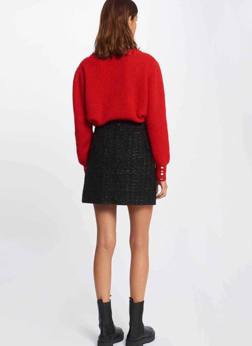 Fustă scurtă negru MORGAN femeie