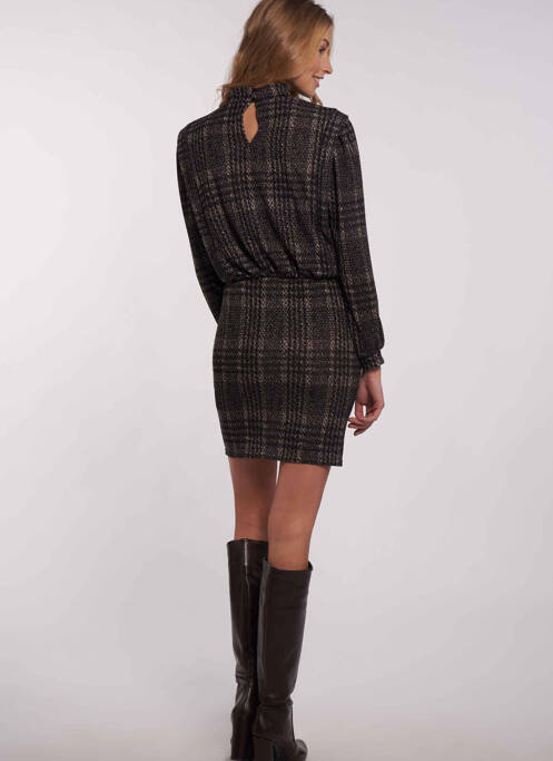 Rochie scurtă gri MORGAN femeie