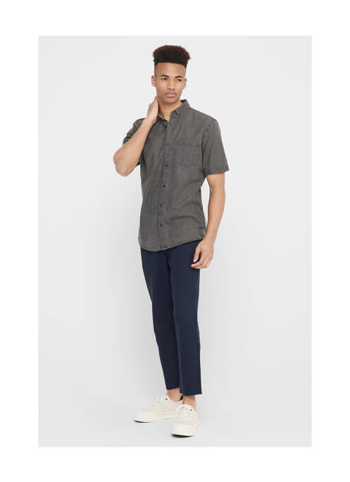 Pantalon chino taupe ONLY&SONS bărbat