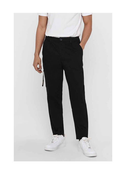 Pantalon chino negru ONLY&SONS bărbat