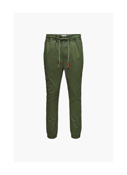 Pantalon chino verde ONLY&SONS bărbat