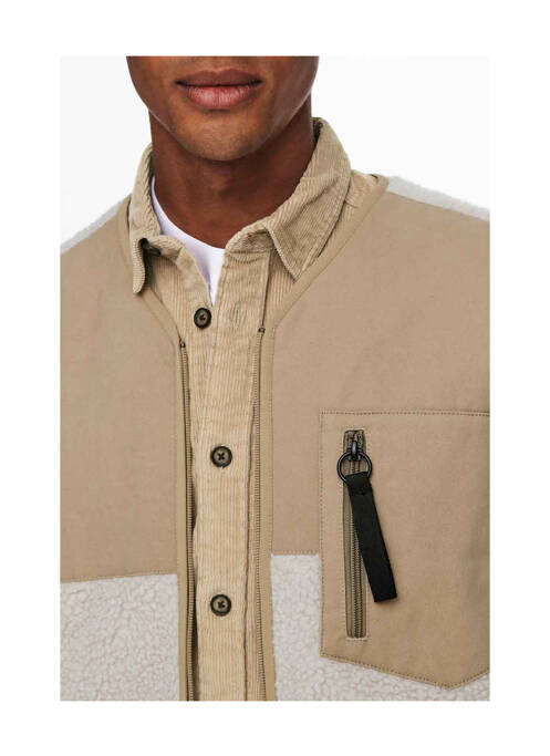 Jachete casual alb ONLY&SONS bărbat