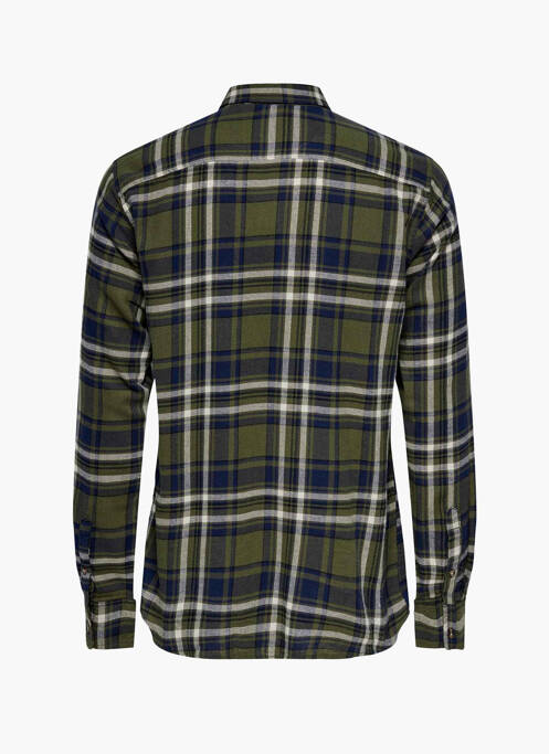 Cămașă cu mâneci lungi verde ONLY&SONS bărbat