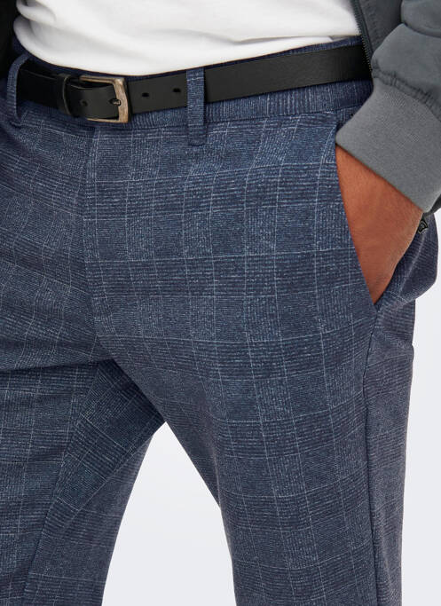 Pantalon chino albastru ONLY&SONS bărbat