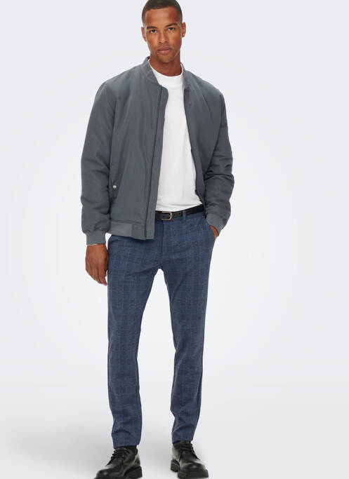 Pantalon chino albastru ONLY&SONS bărbat