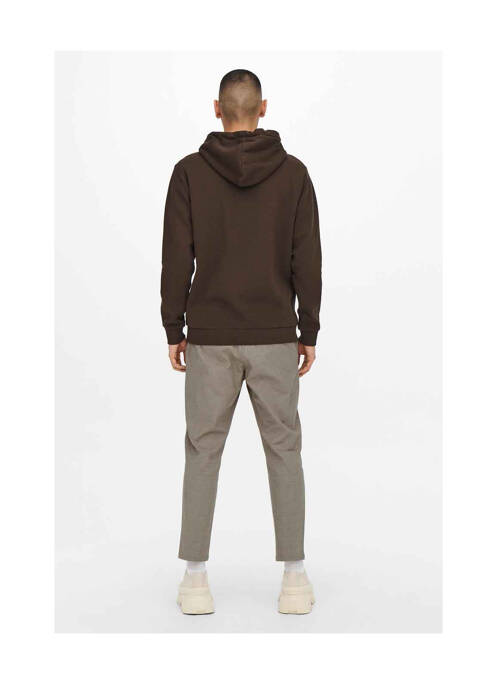 Pantalon chino taupe ONLY&SONS bărbat