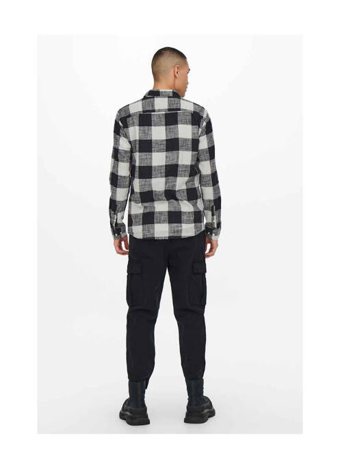 Cămașă cu mâneci lungi negru ONLY&SONS bărbat