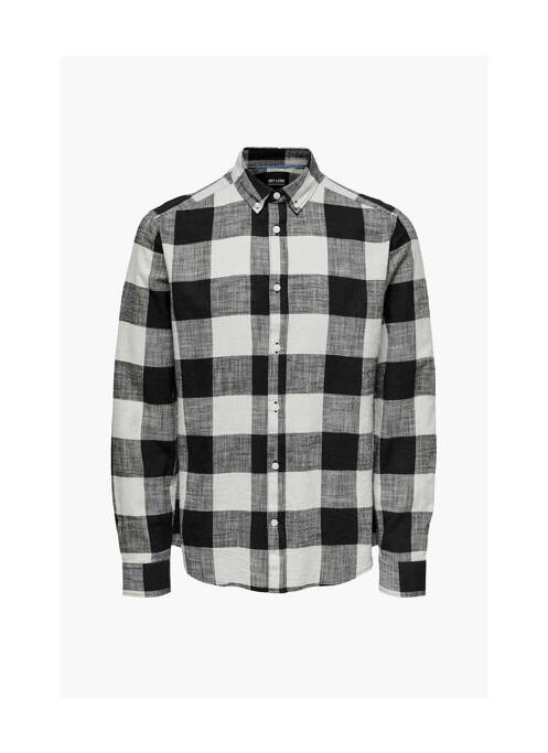 Cămașă cu mâneci lungi negru ONLY&SONS bărbat