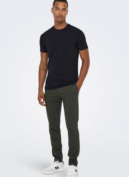 Pantalon chino verde ONLY&SONS bărbat