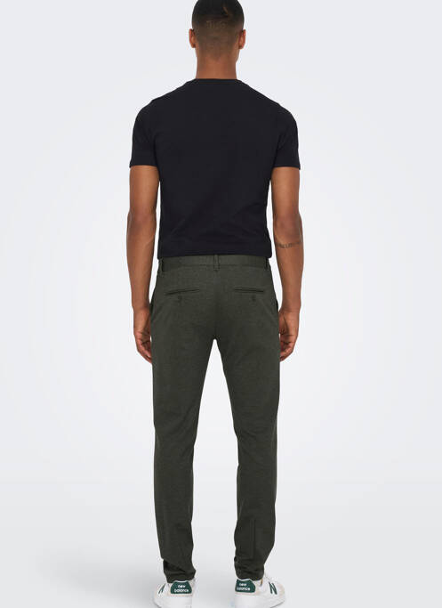 Pantalon chino verde ONLY&SONS bărbat