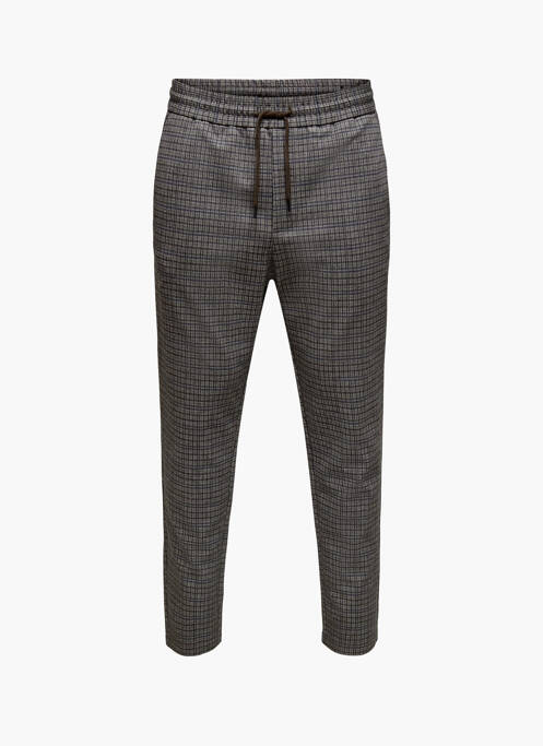 Pantalon chino gri ONLY&SONS bărbat