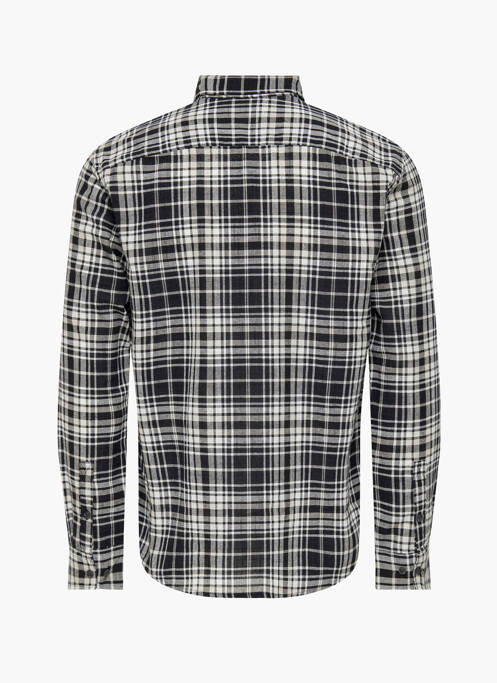 Cămașă cu mâneci lungi negru ONLY&SONS bărbat