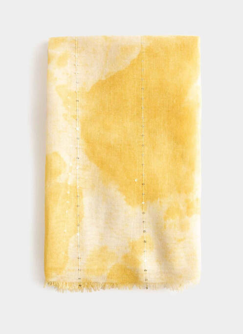 Eșarfă galben MORGAN femeie