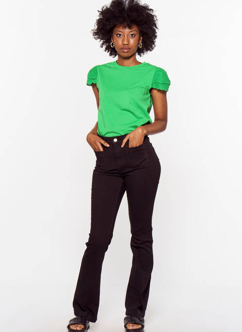 Blugi bootcut negru MORGAN femeie