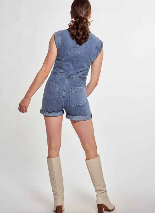 Salopetă scurtă albastru MORGAN femeie