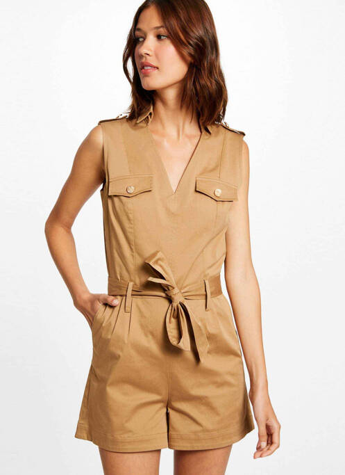 Salopetă scurtă maro MORGAN femeie