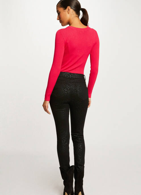 Pantalon slim negru MORGAN femeie