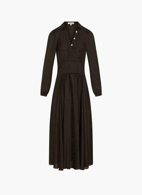 Rochie lungă negru MORGAN femeie