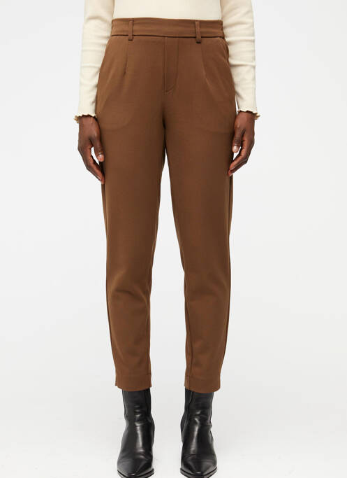Pantalon slim maro OBJECT femeie