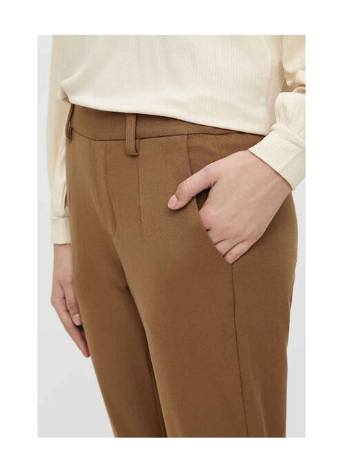Pantalon chino maro OBJECT femeie