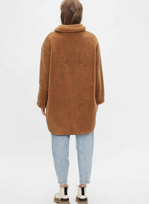 Pulover cu guler înalt maro OBJECT femeie