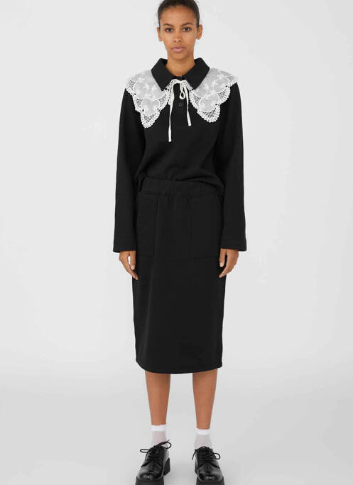 Fustă midi negru OBJECT femeie