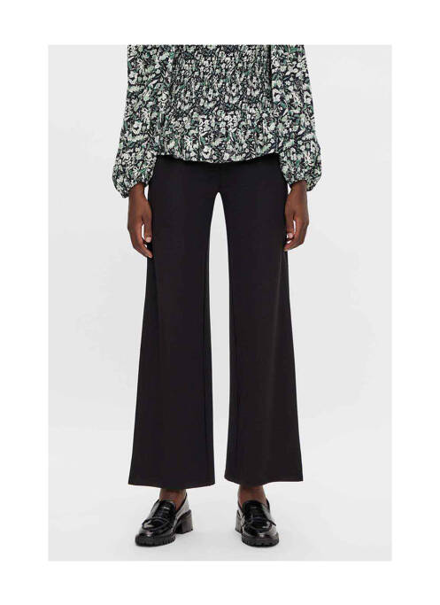 Pantalon larg negru OBJECT femeie