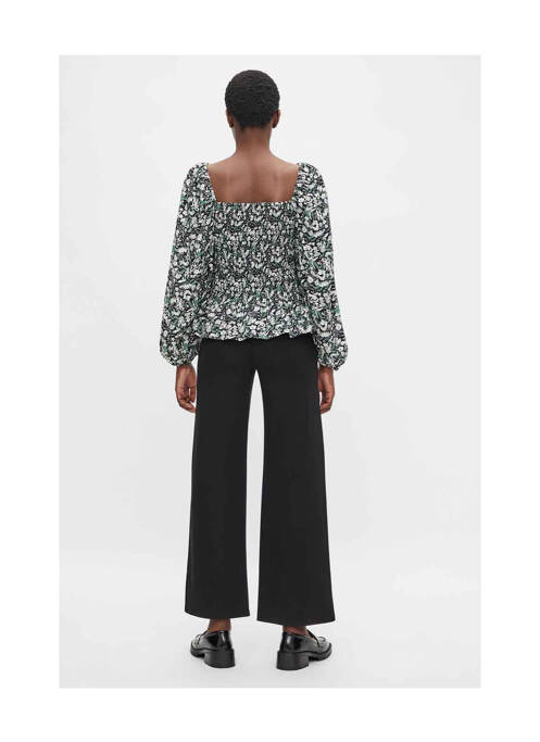 Pantalon larg negru OBJECT femeie