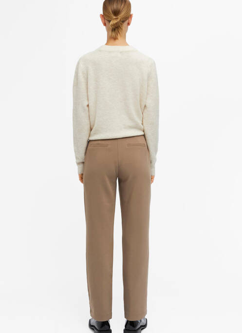 Pantalon chino maro OBJECT femeie