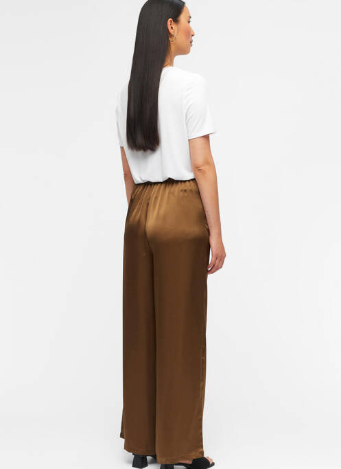 Pantalon larg maro OBJECT femeie