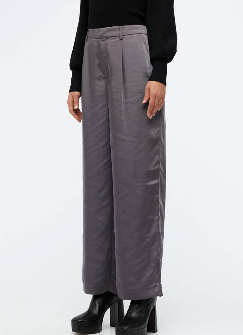 Blugi cu croială dreaptă gri OBJECT femeie